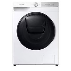 SAMSUNG WASHING MACHINE WW80T, 8KG, 1400RPM, B, SMART WIFI, AL CONTROL, ECO BUBBLE, BUBBLE SOAK, DRUM CLEAN, ADD WASH, BLACK DOOR, WHITE, 20YW ON DIGITAL INVERTER COMPRESSOR