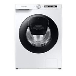 SAMSUNG WASHING MACHINE WW80T, 8KG, 1400RPM, B, SMART WIFI, DIGITAL INVERTER, ECO BUBBLE, BUBBLE SOAK, DRUM CLEAN, ADD WASH, BLACK DOOR, WHITE