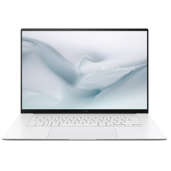 ASUS NOTEBOOK ZENBOOK S16, UM5606GA-OLED-SR362X, RYZEN AI 9 465 2-5GHz/34MB, 10C, 32GB, 2TB NVMe PCIe4, AMD RADEON, 16' OLED 3K 2880x1800, TOUCH, WIFI7, BT, USB-A, USB-C, HDMI, WIN 11 PRO, 2YW, SCANDINAVIAN WHITE