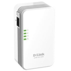 DLINK POWERLINE SINGLE UNIT, AV+ WIRELESS N MINI EXTENDER, 200MPS, WIFI N300, 1x LAN, EU PLUG+UK ADAPTOR IN THE BOX