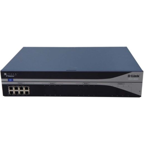 DLINK ASTERISK BASED IP PBX (PRIVATE TELEPHONE NETWORK), BUILT-IN EXPANSION MODULE (8010), 300 USER SUPPORT (60 CONCURRENT CALLS), 250GB HDD, 4X EXPANSION SLOTS FOR ANALOG/PRI INTERFACE