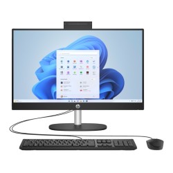 HP PC ALL IN ONE 24-CR1002NV, 23.8’’ FHD TOUCH, INTEL ULTRA 7-155U 3.8-4.8GHz/12MB, 12 CORES, 16GB (1x16GB), 1TB NVMe SSD, INTEL IRIS XE GRAPHICS, CAM, SPEAKER, WIN 11 HOME, 2YW, JET BLACK HP PC ALL IN ONE 24-CR1002NV, 23.8’’ FHD TOUCH, INTEL ULTRA 7-155U 3.8-4.8GHz/12MB, 12 CORES, 16GB (1x16GB), 1TB NVMe SSD, INTEL IRIS XE GRAPHICS, CAM, SPEAKER, WIN 11 HOME, 2YW, JET BLACK