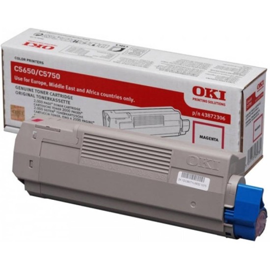 OKI TONER C5650/C5750 2k MAGENTA 6198 OKI TONER C5650/C5750 2k MAGENTA 6198