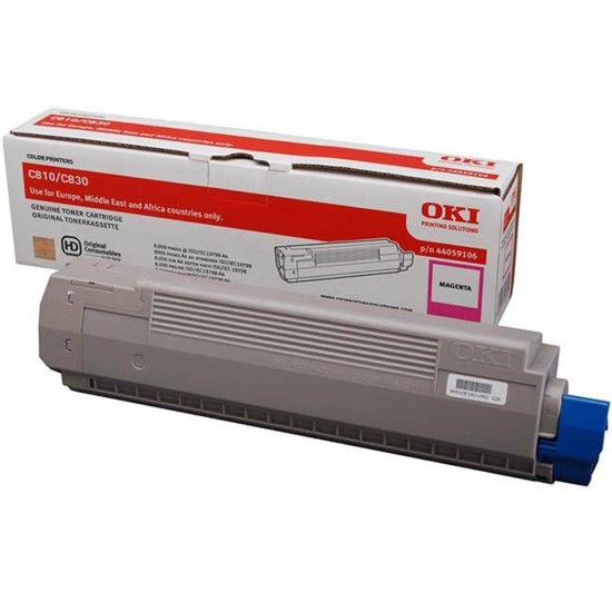 OKI TONER C810/830 MAGENTA 8K N.6233 OKI TONER C810/830 MAGENTA 8K N.6233