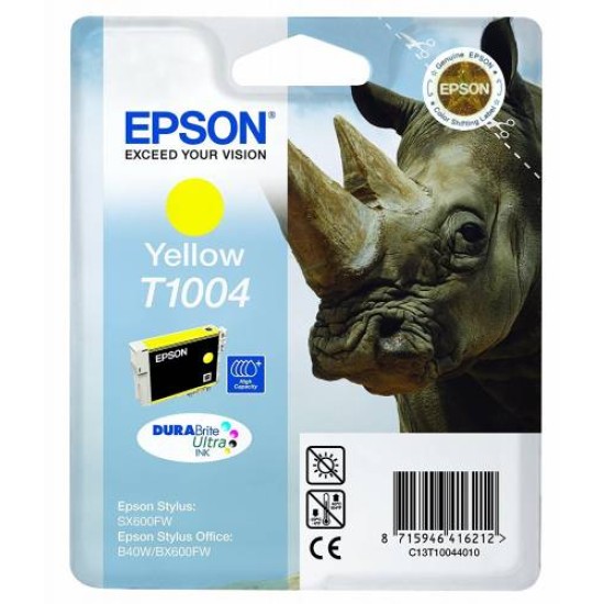 EPSON INK CARTRIDGE T1004 YELLOW