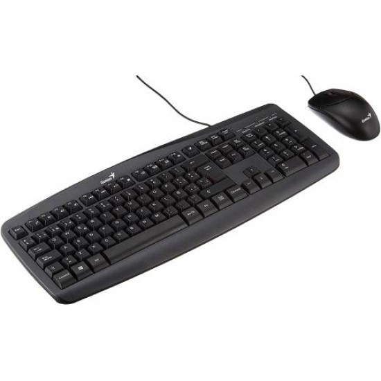 GENIUS Smart Combo Wired Set (KB&amp;amp;amp;MOUSE) BLACK KM200/US/USB