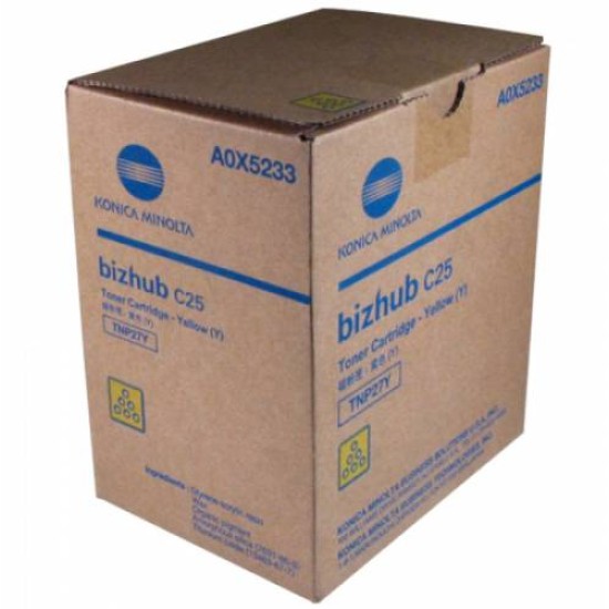 KONICA MINOLTA TONER TNP-27Y YELLOW KONICA MINOLTA TONER TNP-27Y YELLOW