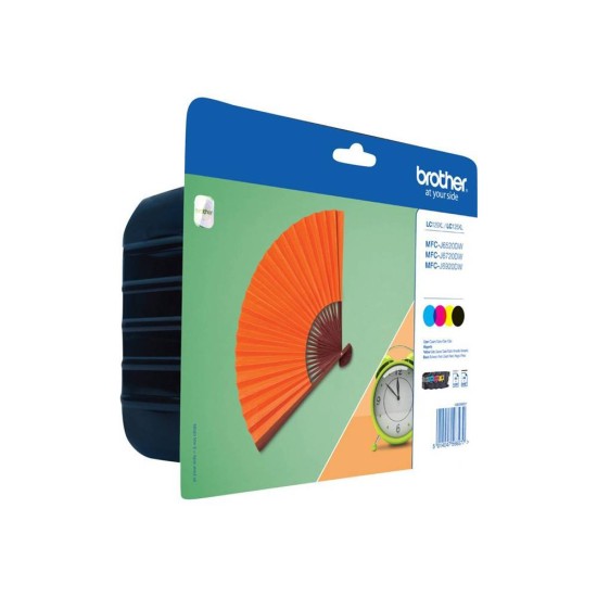 BROTHER Ink Cartridge LC125XL Rainbow C/M/Y