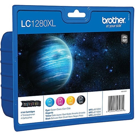 BROTHER INK CARTRIDGE LC1280XLP MULTIPACK