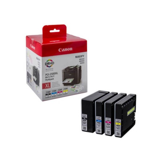 CANON INK CARTRIDGE PGI-2500XL MULTI (Y/C/M/B)