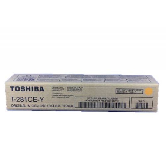 TOSHIBA COPIER TONER T-281Y YELLOW