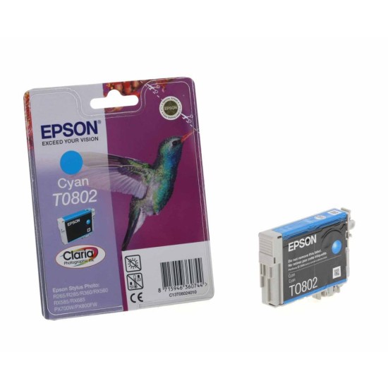 EPSON INK CARTRIDGE T0802 CYAN