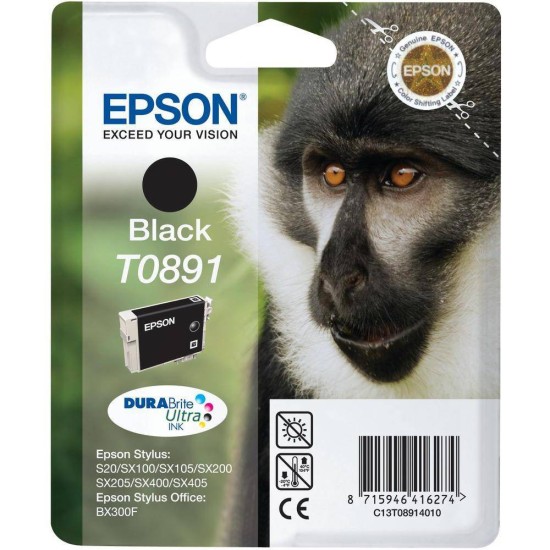 EPSON INK CARTRIDGE T0891 BLACK