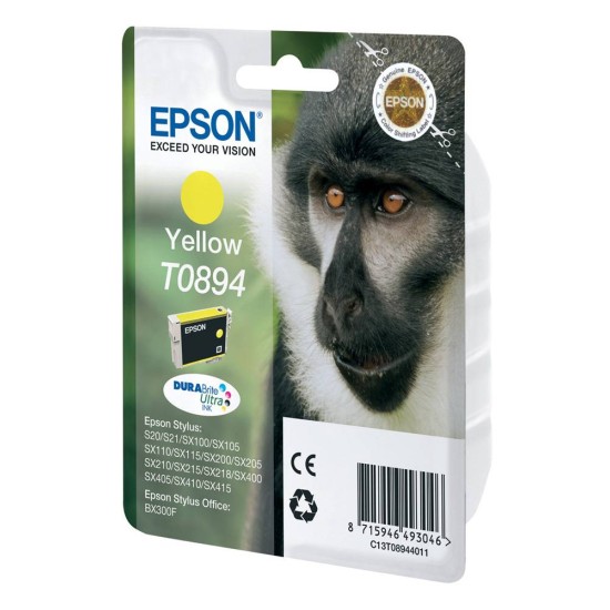 EPSON INK CARTRIDGE CT0894 YELLOW EPSON INK CARTRIDGE CT0894 YELLOW
