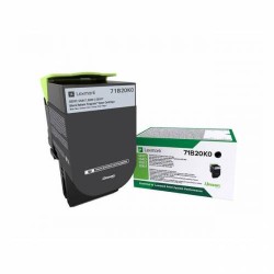 LEXMARK TONER 71B20K0 BLACK FOR CS317/417/517