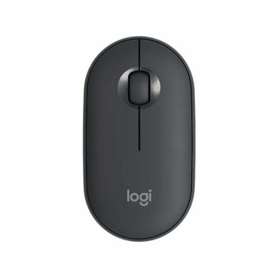 LOGITECH MOUSE M350  PEBBLE  WIRELESS/BLUETOOTH SILENT BLACK 910005718