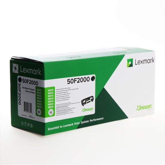 LEXMARK TONER 50F2000 LEXMARK TONER 50F2000
