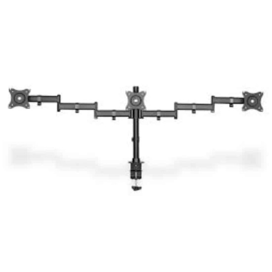 DIGITUS TRIPLE MONITOR CLAMP MOUNT 15-27" 3x8KG(MAX) DA-90362 DIGITUS TRIPLE MONITOR CLAMP MOUNT 15-27" 3x8KG(MAX) DA-90362